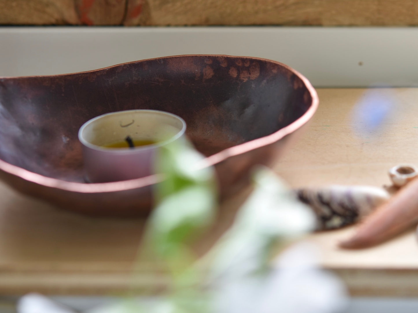 Wabi Sabi Copper Bowl