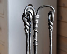 Load image into Gallery viewer, Hand-Forged Fireplace Set
