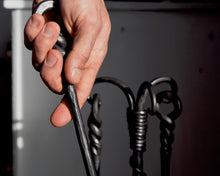 Load image into Gallery viewer, Hand-Forged Fireplace Set