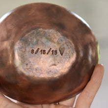 Load image into Gallery viewer, Wabi Sabi Copper Bowl