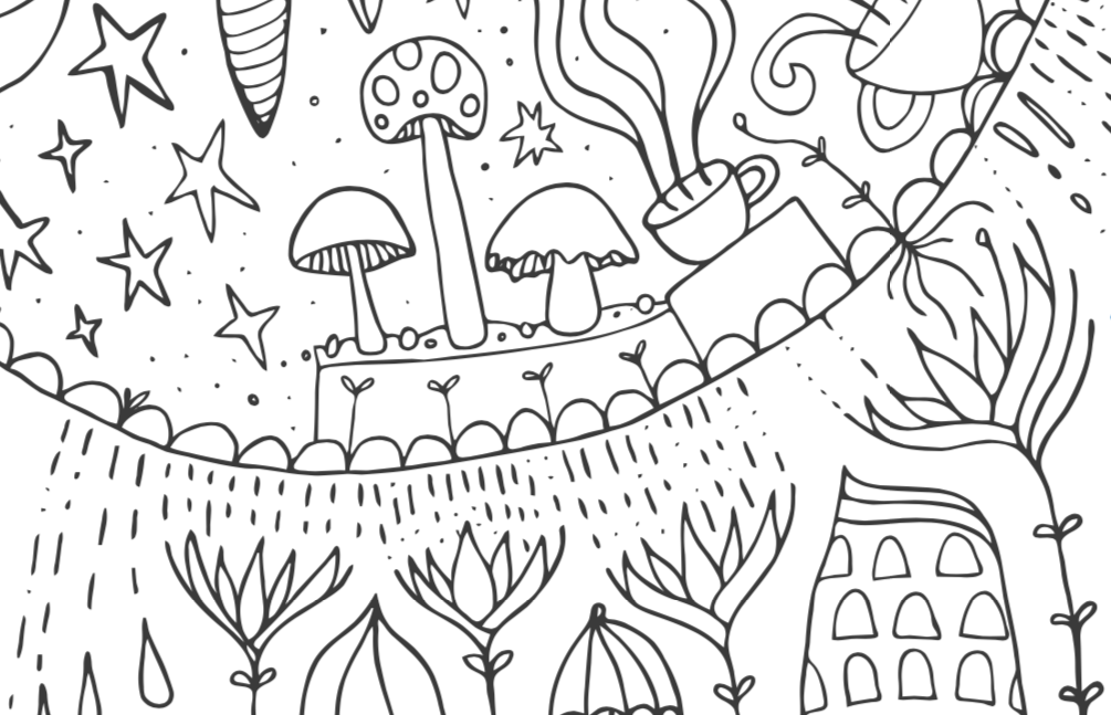 Forge Frontier Colouring In Printable Colouring Sheet – Back Road Farm & Forge