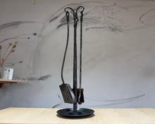 Load image into Gallery viewer, Hand-Forged Fireplace Set
