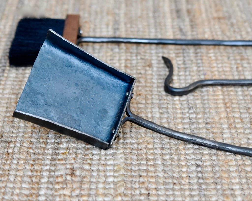 Hand-Forged Fireplace Set