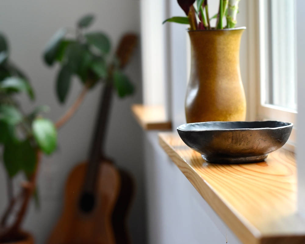 hand forged bowl iron anniversary gift by R&R Handmade