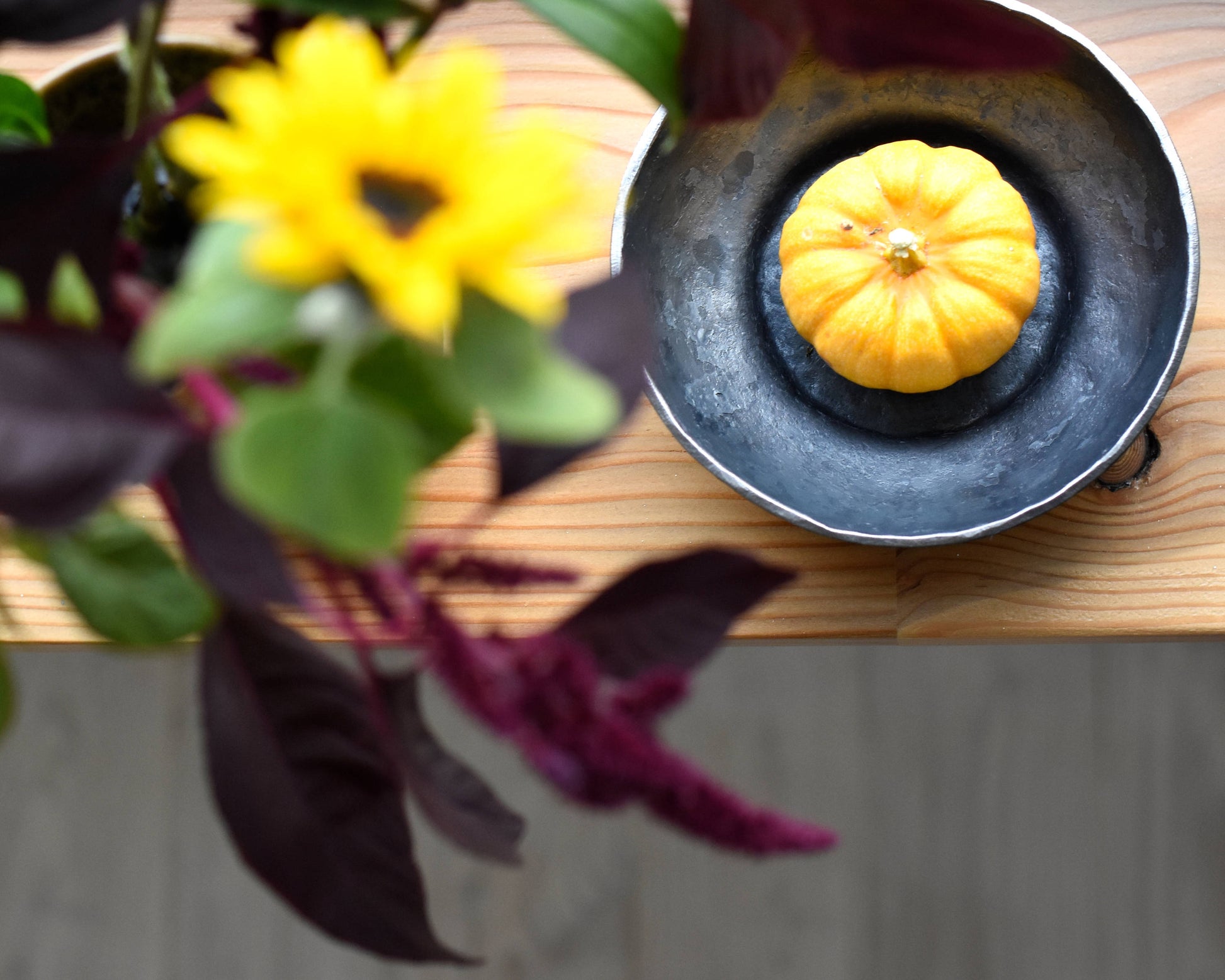 hand forged bowl iron anniversary gift by R&R Handmade